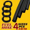 4 Petrol Fuel Line Hose Gas Pipe Tubing For Trimmer Chainsaw Mower Blower Tools - Black