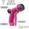 Sprout Front Trigger 7-Pattern Nozzle in Raspberry Red - Sprout