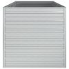 Garden Raised Bed 63"x31.5"x30.3" Galvanized Steel Silver - Silver