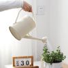 Long Nozzle Watering Can With Sprinkler Head - White