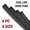 4 Petrol Fuel Line Hose Gas Pipe Tubing For Trimmer Chainsaw Mower Blower Tools - Black