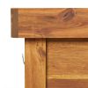 Garden Work Bench with Zinc Top Solid Acacia Wood - Brown