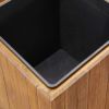 Garden Raised Bed Pot 13.2"x13.2"x13.2" Solid Acacia Wood - Brown