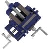 Cross slide vise, Drill Press Vise 4inch,drill press metal milling 2 way X-Y ,benchtop wood working clamp machine - as Pic