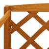 Plant Stand with Trellis Orange 23.6"x11.8"x55.1" Solid Firwood - Orange