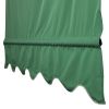 2pcs 15.5x4Ft Pergola Canopy Replacement Cover Green - green