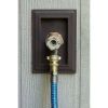 Camco (40055) RV Brass Inline Water Pressure Regulator- Helps Protect RV Plumbing and Hoses from High-Pressure City - Camco