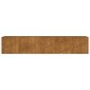 Garden Raised Bed 78.7"x15.7"x15.7" Corten Steel - Brown