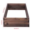 Elevated Wooden Garden Planter Box Bed Kit - as show