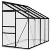 Greenhouse Anthracite Aluminum 185 ftÂ³ - Anthracite