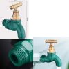 Old-fashioned Thicken Iron Faucet Garden Faucet Mop Pool Faucet Single Cold Water Tap for Winter Outdoor - Default