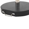 Parasol Base Granite 62.8 lb Round Black - Black