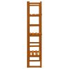 Plant Stand with Trellis Orange 23.6"x11.8"x55.1" Solid Firwood - Orange