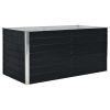 Raised Garden Bed 63"x31.5"x17.7" Galvanized Steel Anthracite - Anthracite