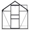 Greenhouse with Base Frame Anthracite Aluminum 38.9 ftÂ² - Anthracite