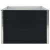 Raised Garden Bed 63"x31.5"x17.7" Galvanized Steel Anthracite - Anthracite