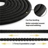 1pc High Pressure Thickened Car Washing Hose; Garden Water Pipe Metal Water Gun Nozzle; Retractable Water Hose Car Washing Tool Set - 100FT-30m Extend