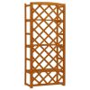 Plant Stand with Trellis Orange 23.6"x11.8"x55.1" Solid Firwood - Orange