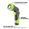 Flexzilla 6-Pattern Adjustable Garden Hose Nozzle - Flexzilla