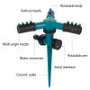 2 Packs 360 Degree Rotatable Lawn Garden Sprinkler Sprayer Adjustable Sprinkler - Green