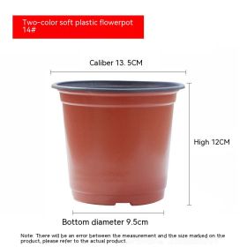 Plastic Nutrition Feeding Block Planting And Transplanting Pot Fall Not Bad Seedling Cup (Option: 140 Model-20 Packs)