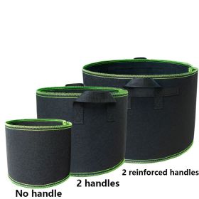 Planting Sack Black Non-woven Seedling Flower Pot (Option: Green Fluorescent-100 Gallon Platinum 100x50)