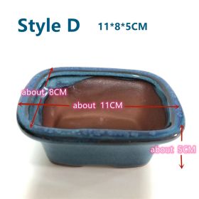 5 Styles Fashion Chinese Style Bonsai Pots Breathable (Option: Style D)