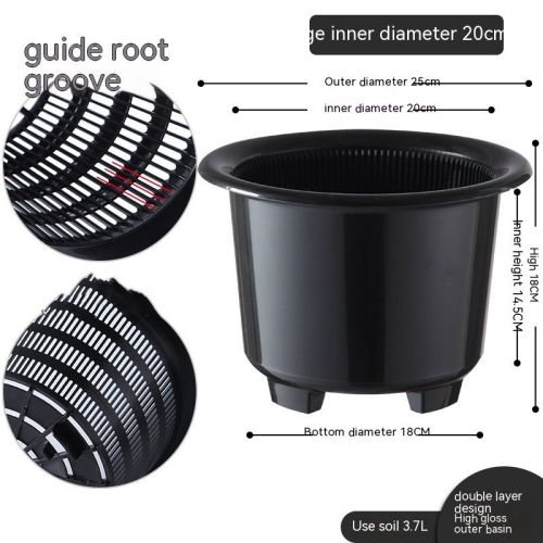 Plastic Creative Breathable Root-controlling Flowerpot