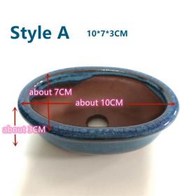 5 Styles Fashion Chinese Style Bonsai Pots Breathable (Option: Style A)