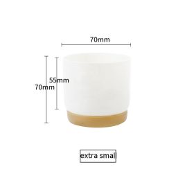 Ceramic Plastic Lazy Person Automatic Water Absorption Small Flower Pot (Option: Imitation Porcelain Basin 70)