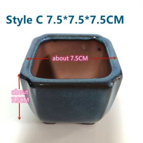5 Styles Fashion Chinese Style Bonsai Pots Breathable (Option: Style C)